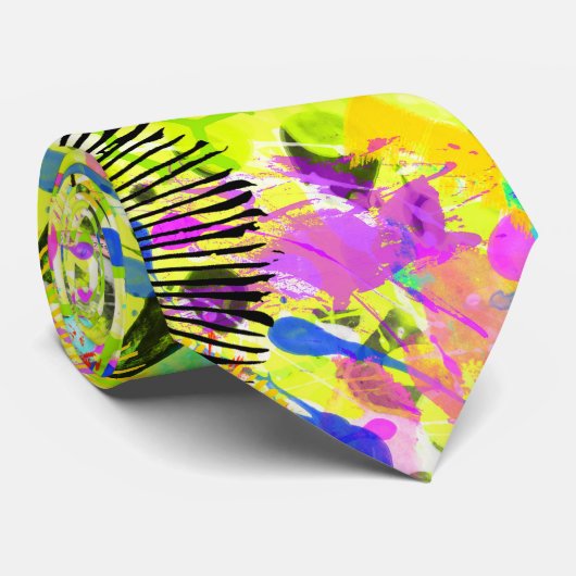 Graffiti Summer Stropdas (Opgerold)