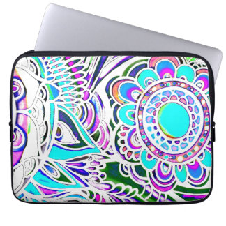 Graffiti Sun barst waterbestendige laptophoes Laptop Sleeve