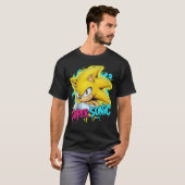Graffiti Super Sonic - Neon Drip Streetwear Design T-shirt (Voorkant volledig)