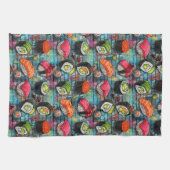 Graffiti Sushi Theedoek (Horizontaal)