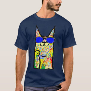 graffiti-tattoo metro CAT T-shirt