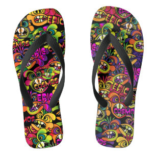Graffiti Teenslippers