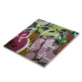 Graffiti Tegeltje (Zijkant)