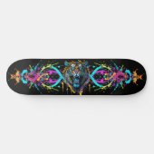 Graffiti Tiger Skateboard (Horizontaal)