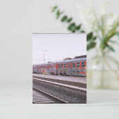 graffiti-trein briefkaart (Staand voorkant)