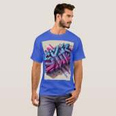 Graffiti urbain 3D Drift Design T-shirt (Devant entier)