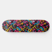 Graffiti urbain moderne Grunge Motif Skateboard (Horz)