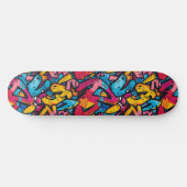 Graffiti urbain moderne Grunge Motif Skateboard (Horz)