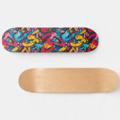 Graffiti urbain moderne Grunge Motif Skateboard (Horz)