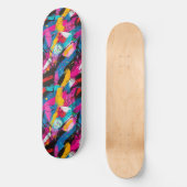 Graffiti urbain moderne Grunge Motif Skateboard (Recto)
