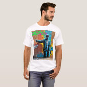 Graffiti urbain Street Art Cool graphique T-shirt (Devant entier)