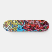 Graffiti Urban 18 Decoupage Skateboard (Horizontaal)