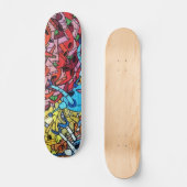 Graffiti Urban 18 Decoupage Skateboard (Voorkant)