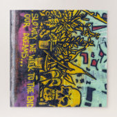 Graffiti Urban Street Art Abstract Legpuzzel (Horizontaal)