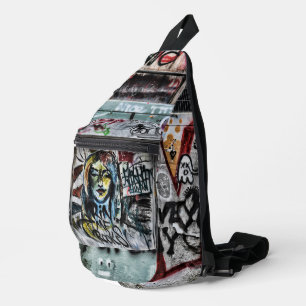 Graffiti Urban Street Cool Grunge Modern Uniek Sling Bag