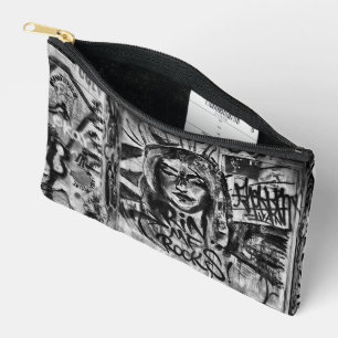 Graffiti Urban Street Zwart-wit Grunge Etui