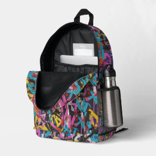Graffiti Urban Streetwear Patroon Bedrukte Rugzak