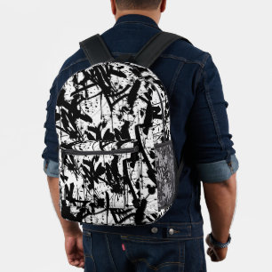Graffiti Urban Streetwear Patroon Bedrukte Rugzak
