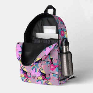 Graffiti Urban Streetwear Patroon Bedrukte Rugzak