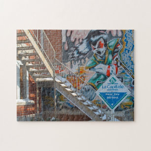 Graffiti van Montreal. Legpuzzel