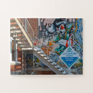 Graffiti van Montreal. Legpuzzel