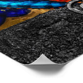 Graffiti Vélo de rue urbaine Poster (Coin)