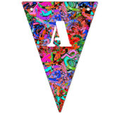 Graffiti-verjaardag Vlaggetjes (Derde vlag)