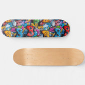 Graffiti Vidéo Jeu Cool Conçu Skateboard (Horz)