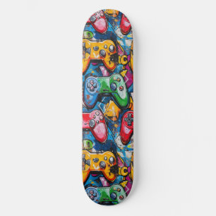 Graffiti Videogame Cool Ontworpen Skateboard