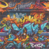 Graffiti Vinyl Sticker (Voorkant)