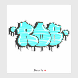 Graffiti Vinyl Sticker, op maat gesneden Sticker