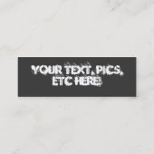 Graffiti-Visitekaartjes Mini Visitekaartje (Achterkant)
