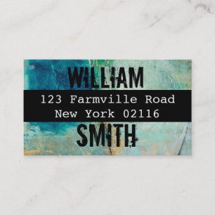 graffiti-visitekaartjes voor stedelijk verval visitekaartje