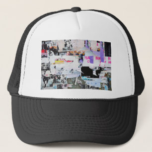 Graffiti Wall Banksy Style Torn Paper Trucker Pet