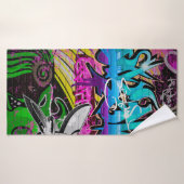 Graffiti wall urban artgraffiti,art,wall,grafiti,g badhanddoek (Badhanddoek)