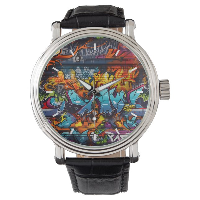 Graffiti Watch Horloge (Voorkant)