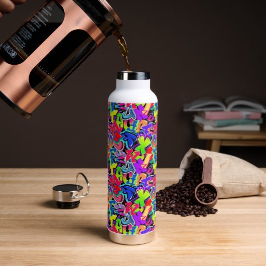 Graffiti Waterfles (Koffie)