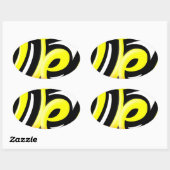 Graffiti wesh-product ovale sticker (Vel)