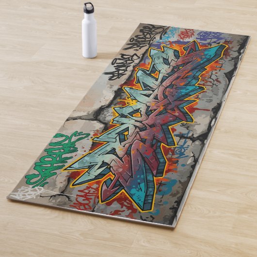 Graffiti  yogamat (In situ)