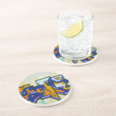 Graffiti Zandsteen Onderzetter (Zijkant)