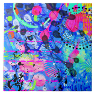 Graffiti Zee 1 Tegeltje