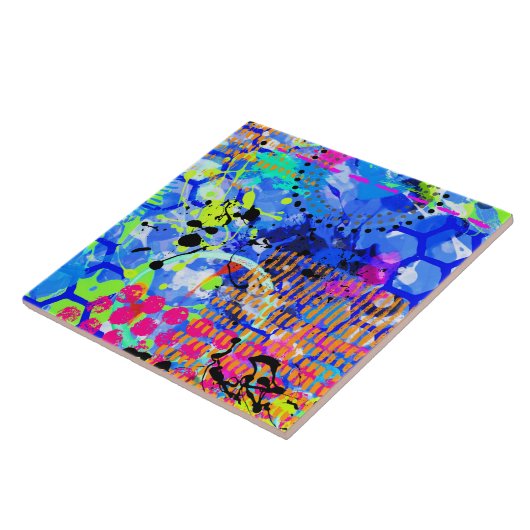 Graffiti-Zee 3 Tegeltje (Zijkant)