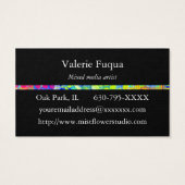 Graffiti Zee Abstract Persoonlijk Visitekaartje (Achterkant)