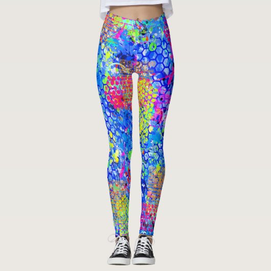 Graffiti Zee Leggings (Voorkant)