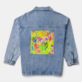 Graffiti Zomer Abstract 1 Denim Jas Jacket (Achterkant)