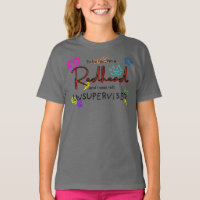 Graffiti zonder toezicht roodharig T-shirt