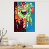 Graffitiglyph Poster (Keuken)