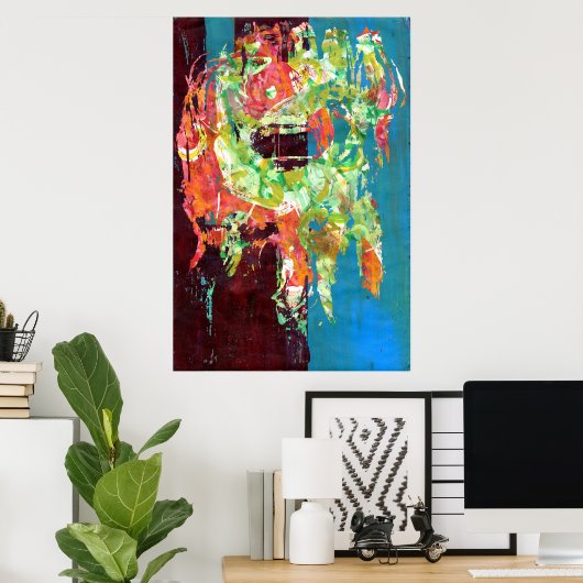 Graffitiglyph Poster (Thuiskantoor)