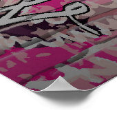 Graffitimuur, stadskunst poster (Hoek)