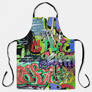 Graffitimuur: Urban Hip Hop Schort